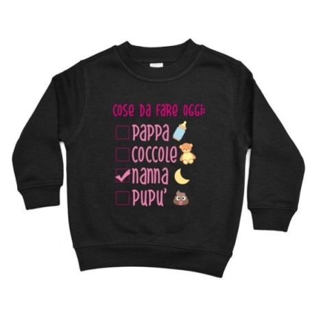 Felpa bambino cose da fare oggi Divertenti