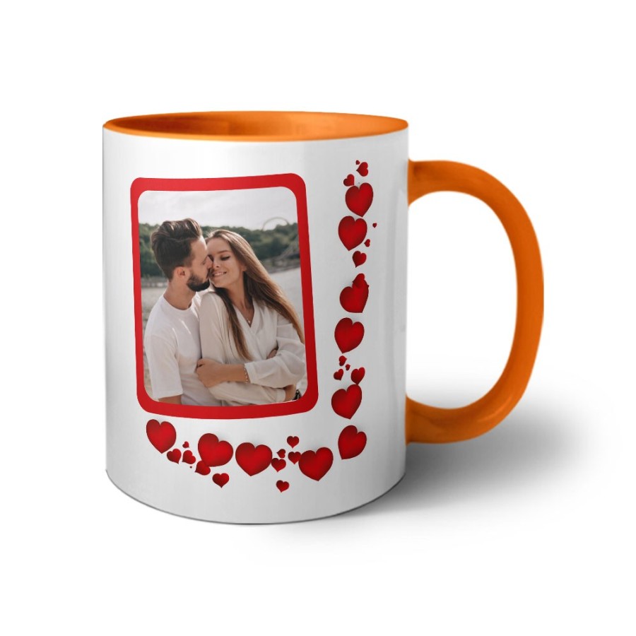 Tazza personalizzata con foto mi vuoi sposare con cuori Sposi