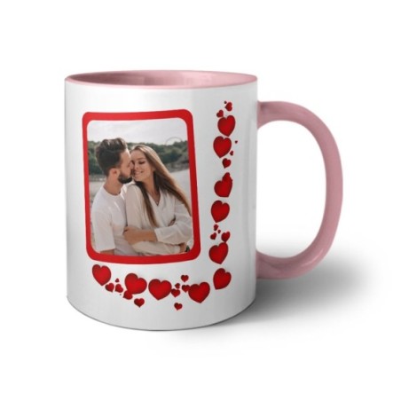 Tazza personalizzata con foto mi vuoi sposare con cuori Sposi