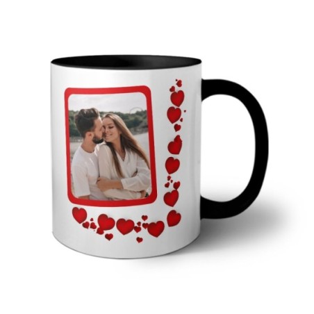 Tazza personalizzata con foto mi vuoi sposare con cuori Sposi