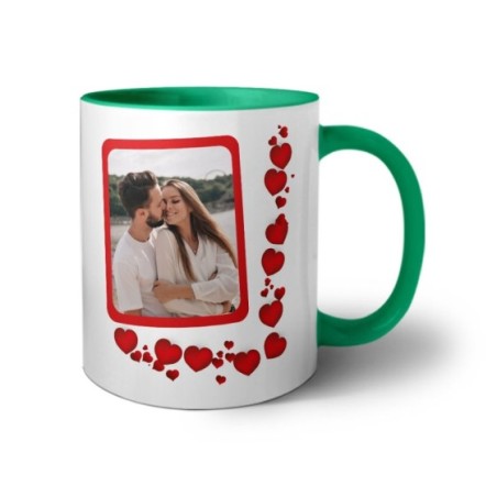 Tazza personalizzata con foto mi vuoi sposare con cuori Sposi