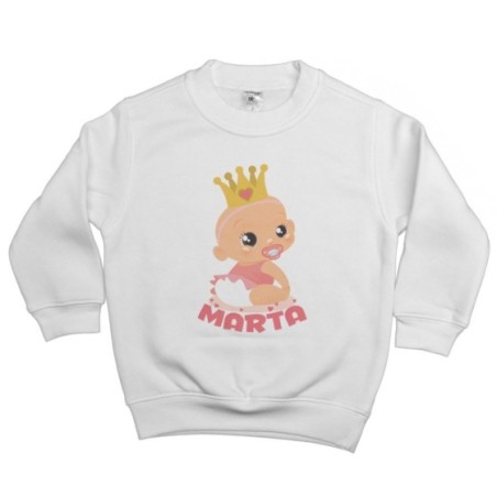 Felpa bambino personalizzata con nome bambino bambina con...