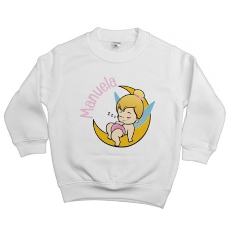 Felpa bambina personalizzata con nome baby trilli