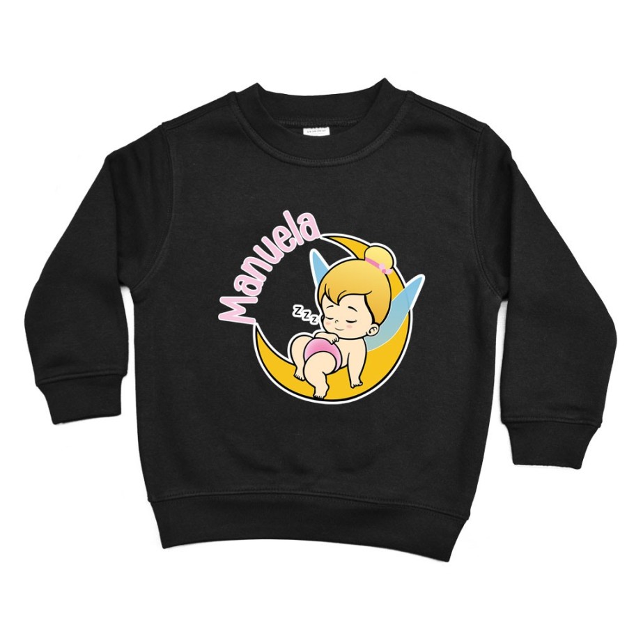 Felpa bambina personalizzata con nome baby trilli Divertenti