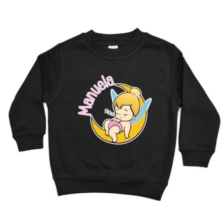 Felpa bambina personalizzata con nome baby trilli Divertenti