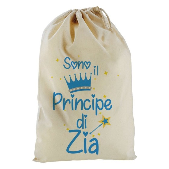 Sacchetto nascita bimbo sono il principe la principessa di zio degli zii Per gli zii