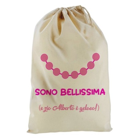 Sacchetto nascita bimba personalizzato  nome sono...