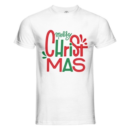 T-shirt uomo personalizzabile con nome merry christmas...