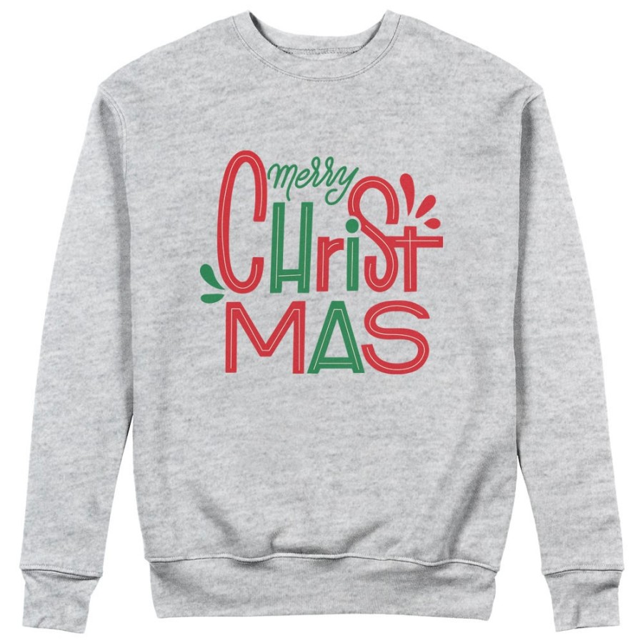 Felpa donna personalizzabile con nome merry christmas colorful colorful Natale
