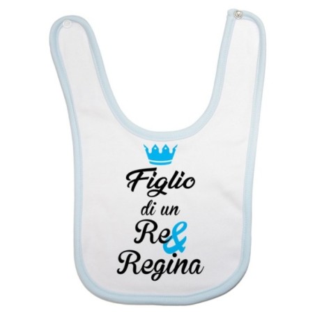 Bavaglino neonato figlio figlia di un re e di una regina...