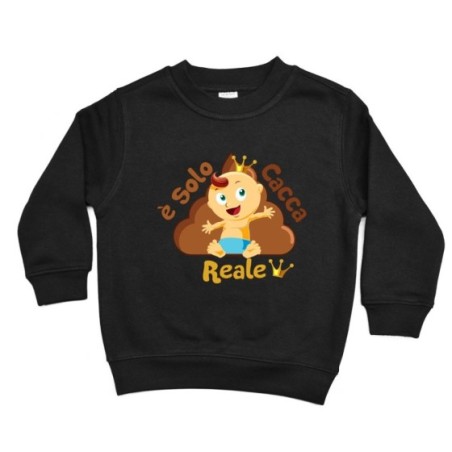 Felpa bambino è solo cacca reale