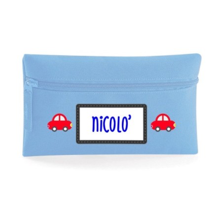 Astuccio personalizzato con nome con macchinine Divertenti