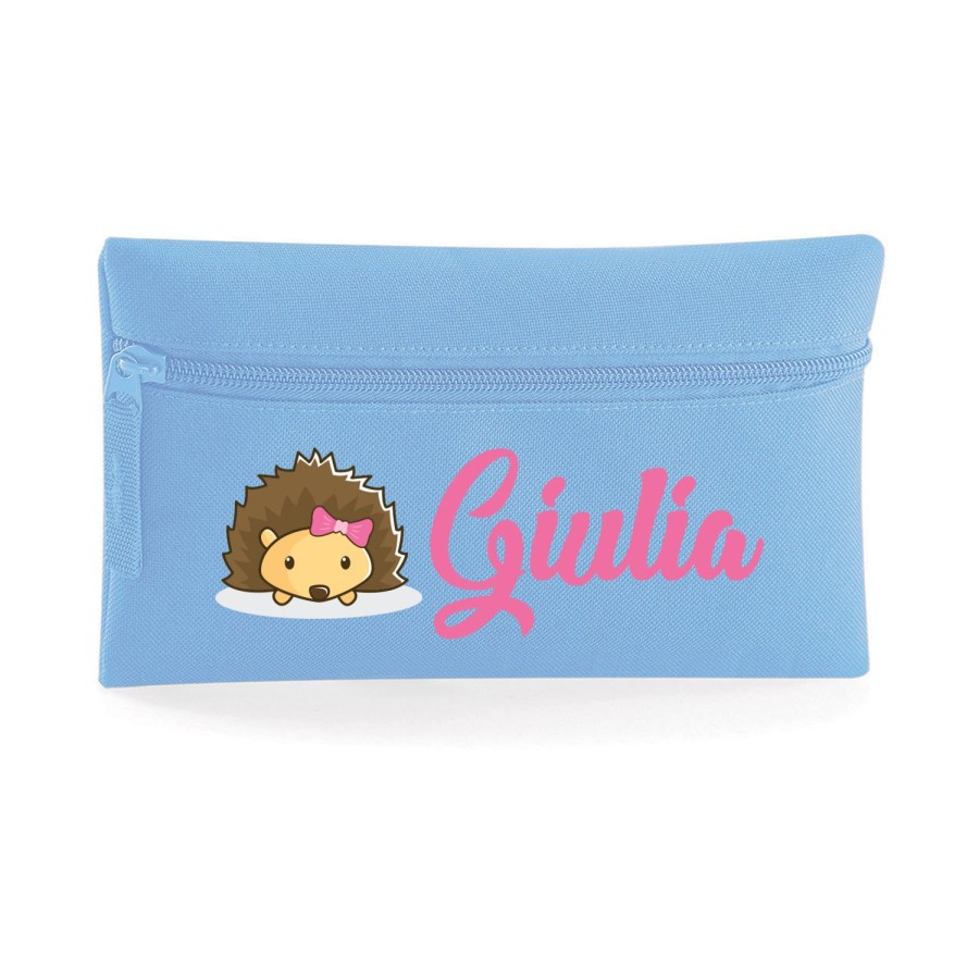 Astuccio personalizzato con nome baby riccio Divertenti