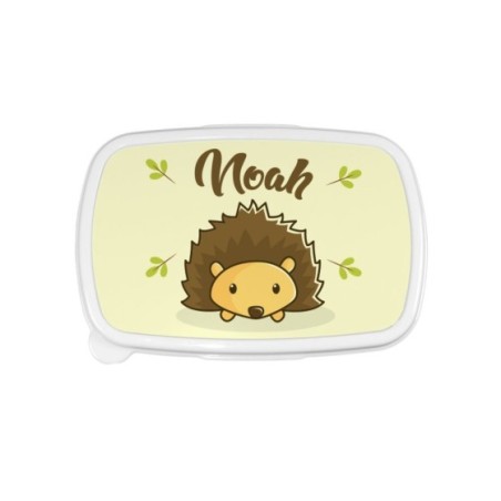 Porta pranzo personalizzato con nome baby riccio