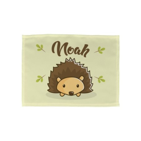 Tovaglietta personalizzata con nome baby riccio 