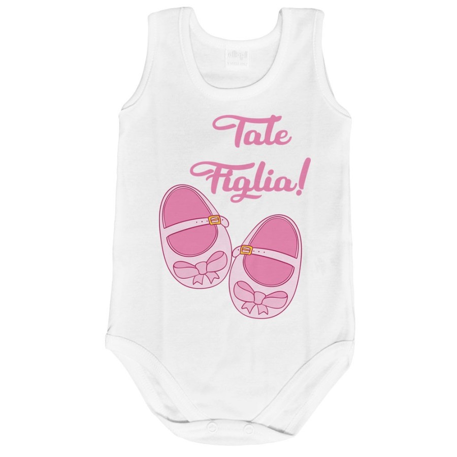 Body neonata tale figlia con scarpine di danza Per la famiglia