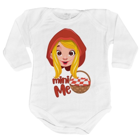 Body neonata mini me cappuccetto rosso Per la famiglia
