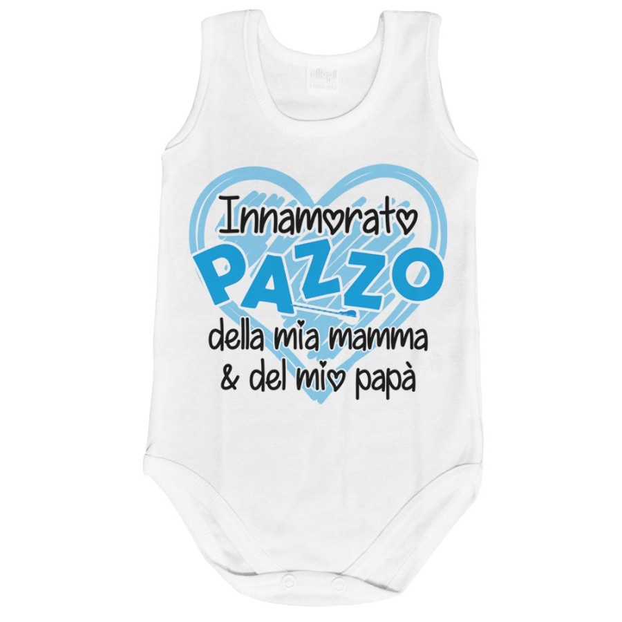 Body neonato innamorato pazzo della mia mamma e del mio papà Per la famiglia