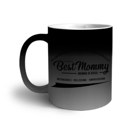 Tazza personalizzata con nome del bambino e data best mommy Per la mamma