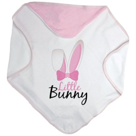 Accappatoio neonato personalizzabile little bunny