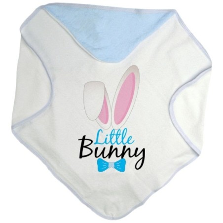 Accappatoio neonato personalizzabile little bunny Pasqua