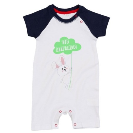 Pagliaccetto neonato personalizzabile con nome sto arrivando coniglietto sale la fune Pasqua