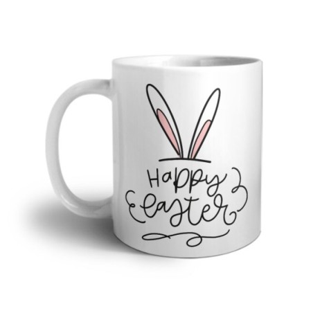 Tazza happy easter orecchie di coniglio
