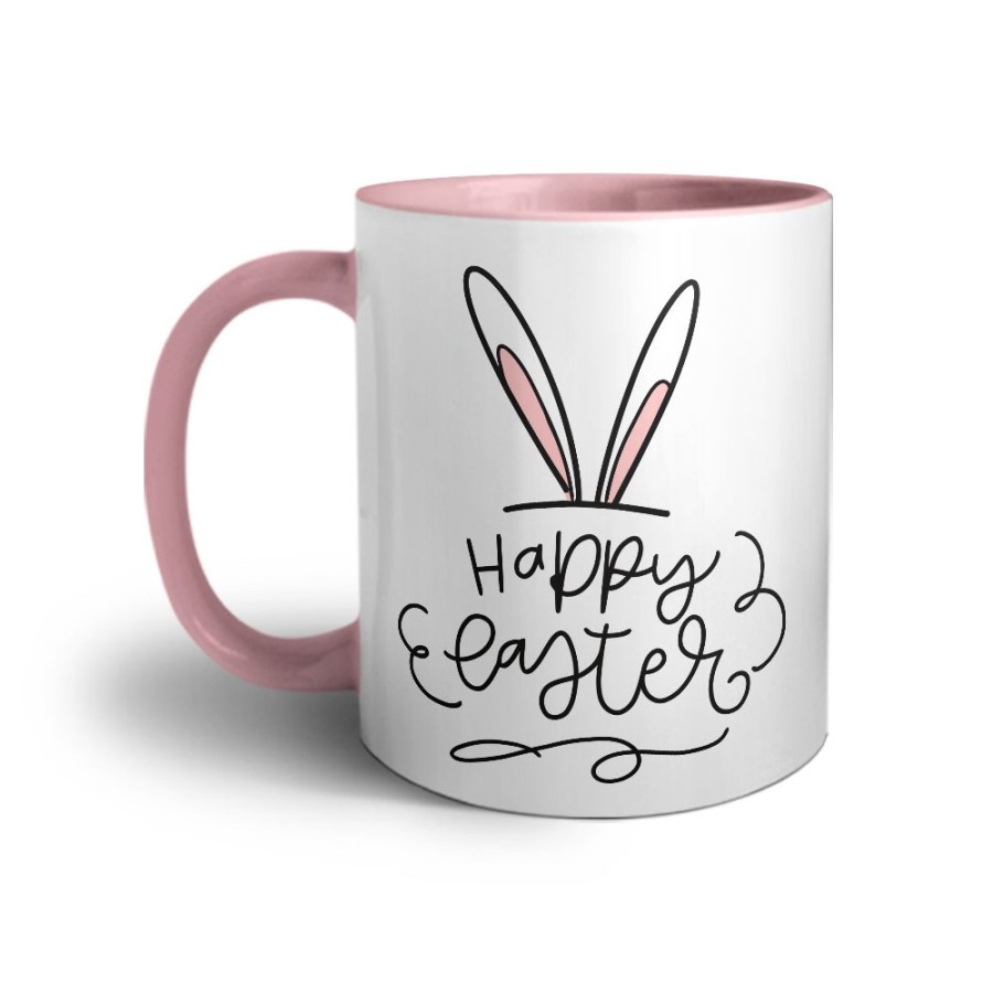 Tazza happy easter orecchie di coniglio Pasqua