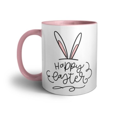 Tazza happy easter orecchie di coniglio Pasqua
