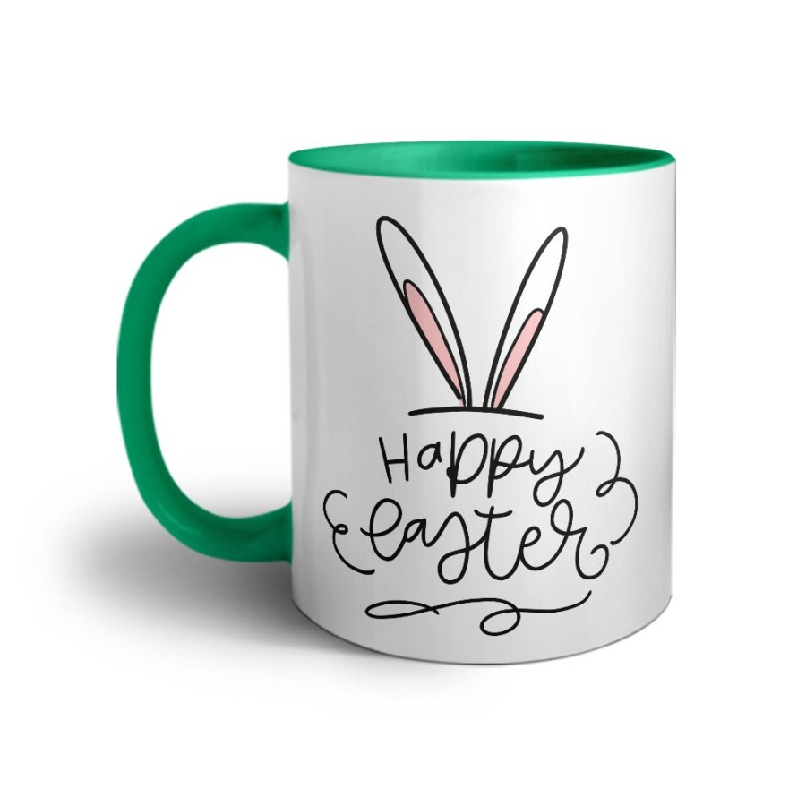 Tazza happy easter orecchie di coniglio Pasqua