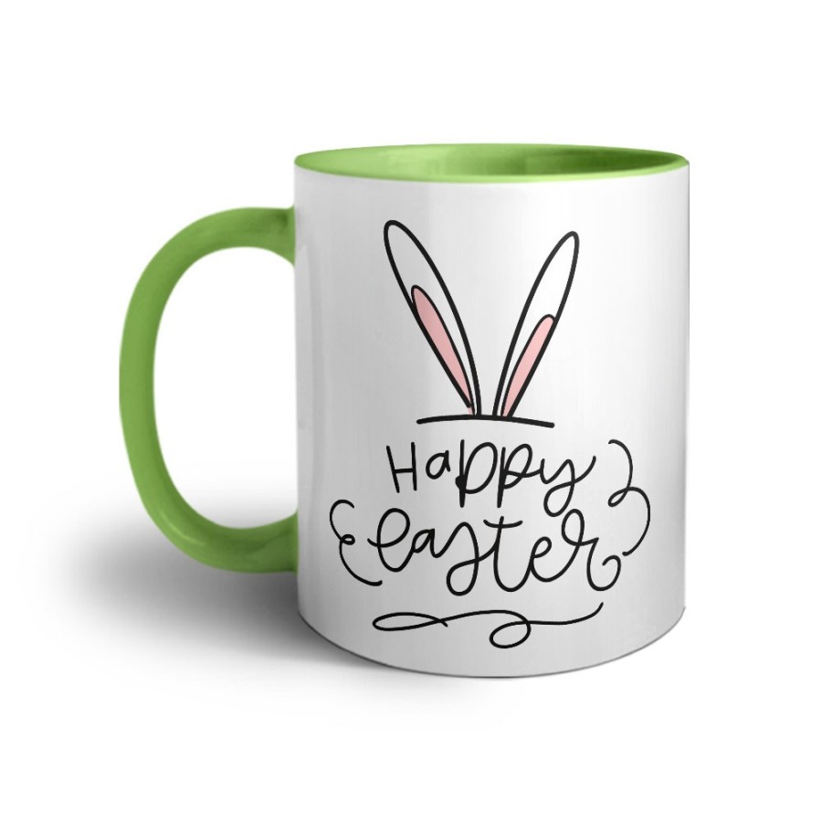 Tazza happy easter orecchie di coniglio Pasqua