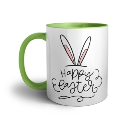 Tazza happy easter orecchie di coniglio Pasqua