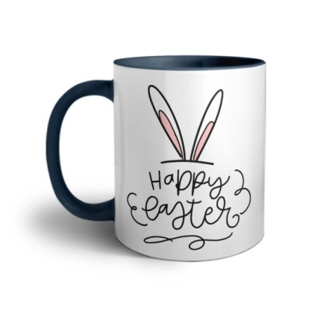 Tazza happy easter orecchie di coniglio Pasqua