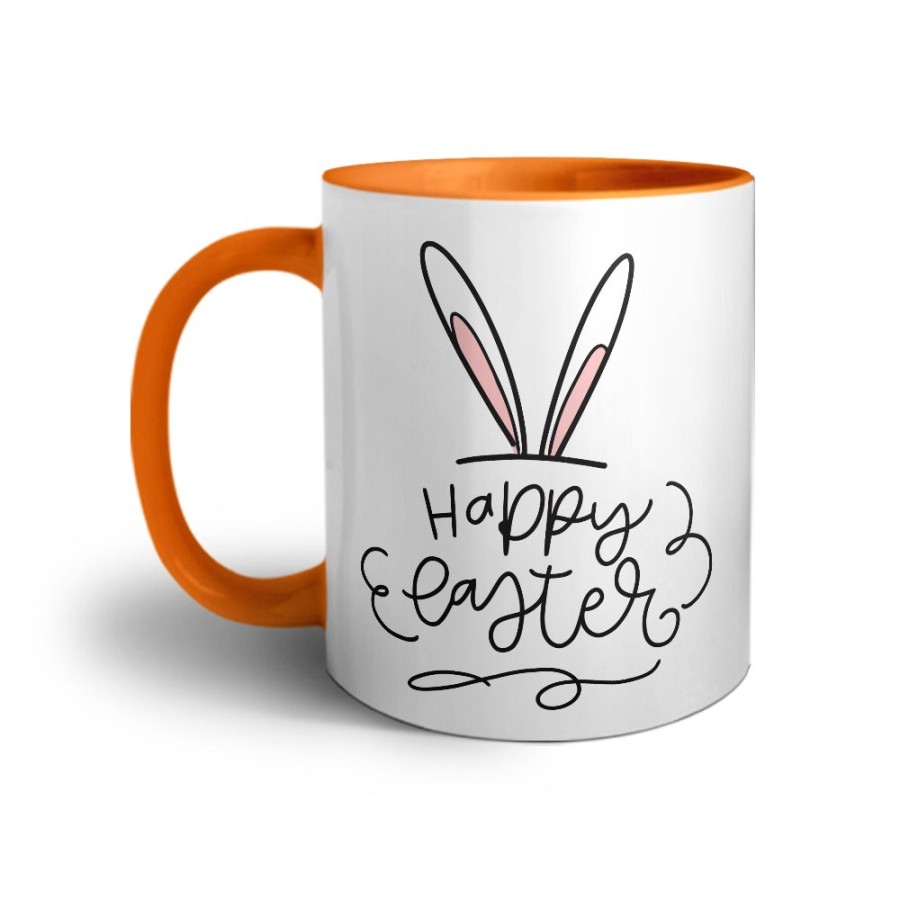 Tazza happy easter orecchie di coniglio Pasqua