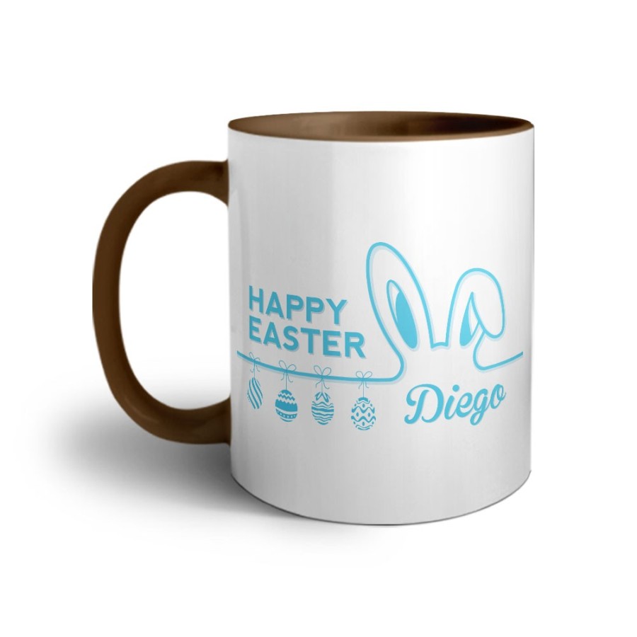 Tazza personalizzata con nome happy easter Pasqua