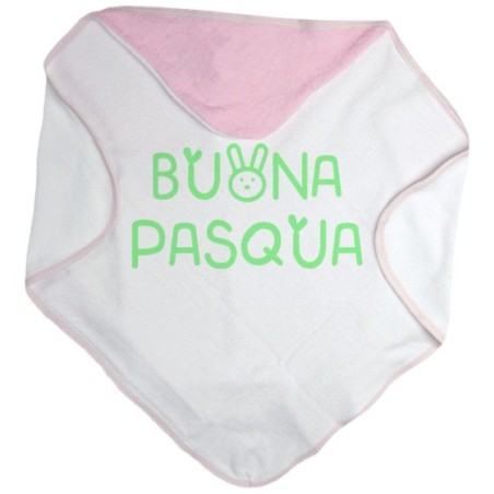 Accappatoio neonato buona pasqua disegno neonato Pasqua