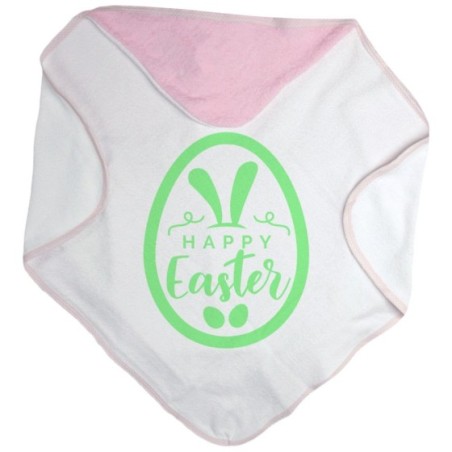 Accappatoio neonato happy easter Pasqua