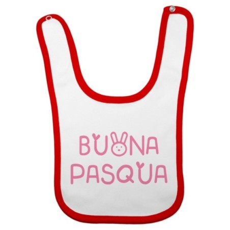 Bavaglino neonato buona pasqua disegno neonato Pasqua
