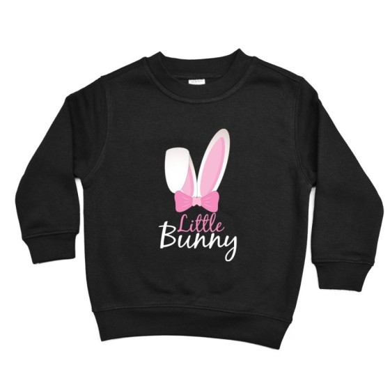 Felpa bambino personalizzabile con nome little bunny Pasqua