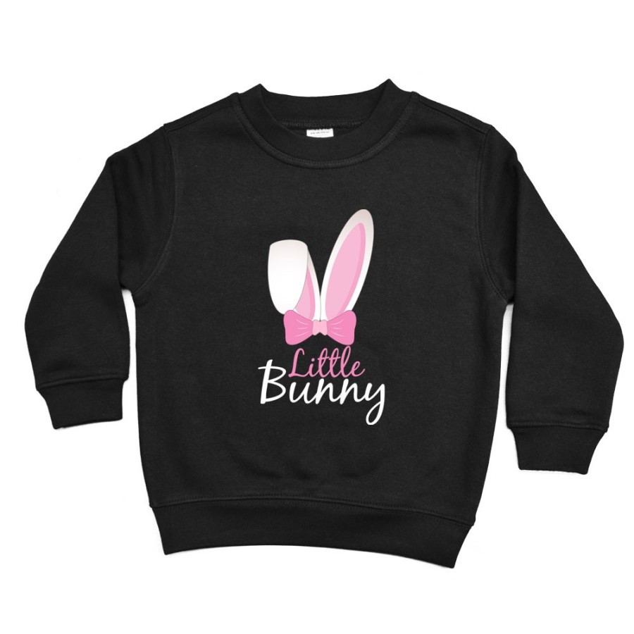 Felpa bambino personalizzabile con nome little bunny Pasqua