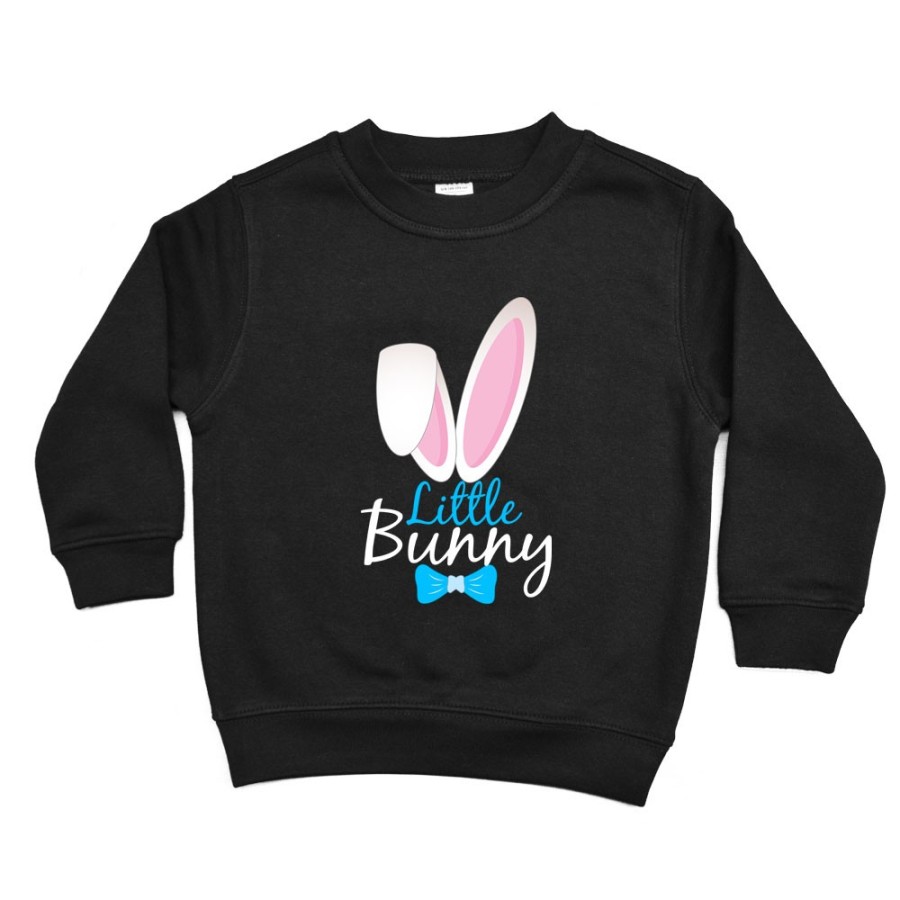 Felpa bambino personalizzabile con nome little bunny Pasqua