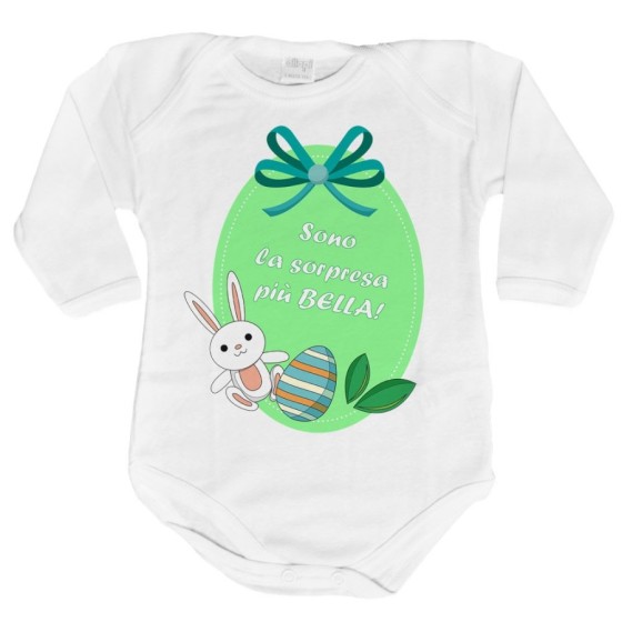 Body neonato sono la sorpresa più bella Pasqua