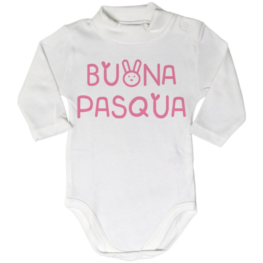 Body lupetto neonato buona pasqua disegno neonato Pasqua