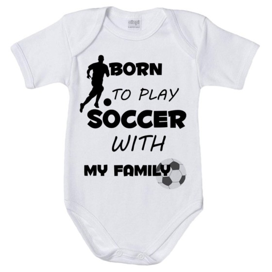 Body neonato born to play soccer with my family Per la famiglia