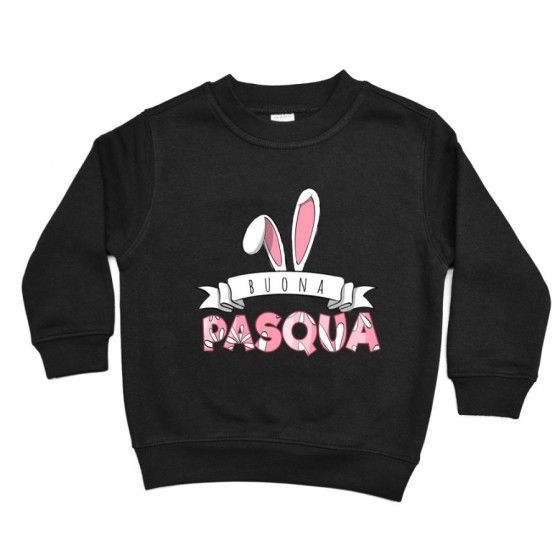 Felpa bambino buona pasqua Pasqua