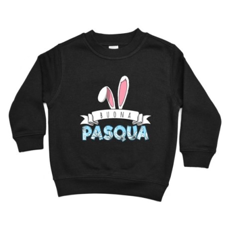 Felpa bambino buona pasqua Pasqua
