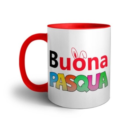 Tazza buona pasqua colorata Pasqua