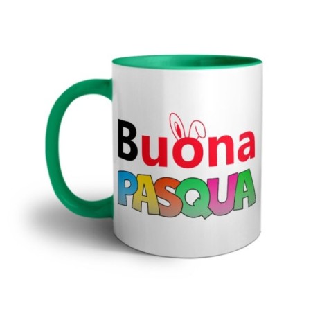 Tazza buona pasqua colorata Pasqua