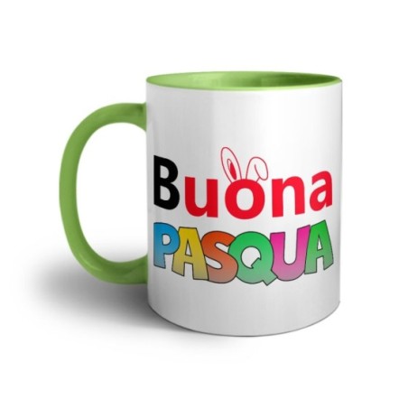 Tazza buona pasqua colorata Pasqua