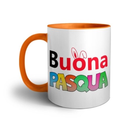 Tazza buona pasqua colorata Pasqua